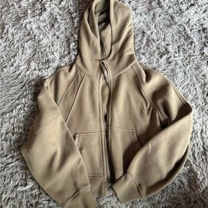 lululemon athletica Brown Hoodie Jacket